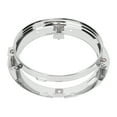 thumbnail image 2 of Headlight Mounting Bracket, Vibration Reduction Waterproof Headlamp Ring Adapter Shock Resistant  For Motorcycle Silver, 2 of 8