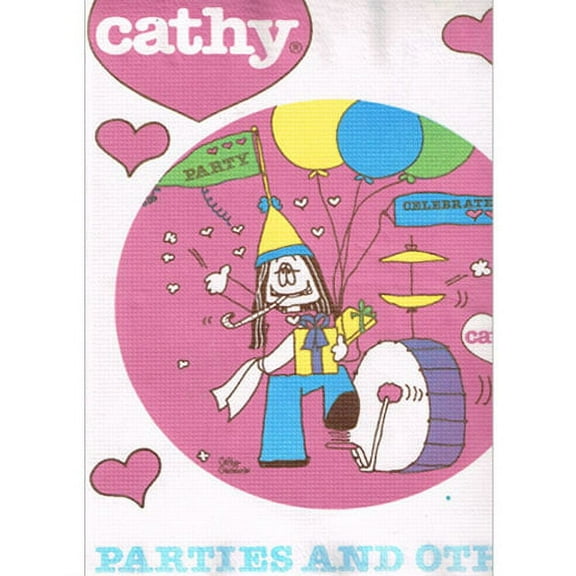 Cathy Vintage 1983 Paper Table Cover (1ct)