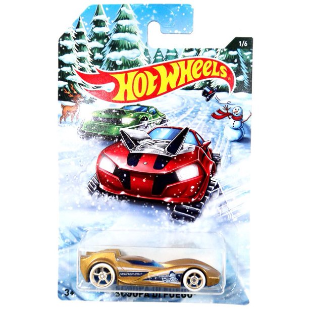 Hot Wheels 2017 Holiday Hot Rods Scoopa Di Fuego DieCast Car Walmart