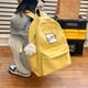 thumbnail image 5 of Mujeres Harajuku Mochila Moda Moda Estudiante Mochila Adolescente Bolsas (Amarillo), 5 of 9