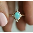 thumbnail image 2 of 2.50Ct Oval Cut Simulated Fire Opal Engagement Women's Ring In 14k Rose Gold Plated, 2 of 5