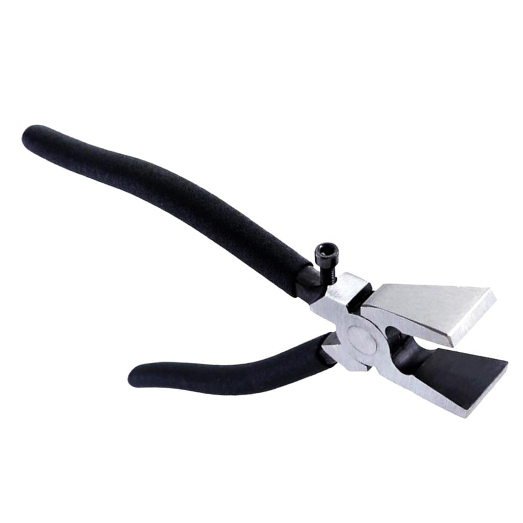 8 Inch Breaking Glass Tool with Rubber Tips Running Pliers Breaking