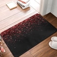 thumbnail image 5 of Bingfone Red Glitter1 Door Mat 16"X24" Front Entrance Non-Slip Low Profile Washable For Entryway, 5 of 9