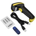 thumbnail image 2 of Handheld Wireless Barcode Scanner, USB Wired 2.4GHz Wireless Barcode Bar Code Scanner Reader, for Library Book Convenience Store, Supermarket, Warehouse, 2 of 7