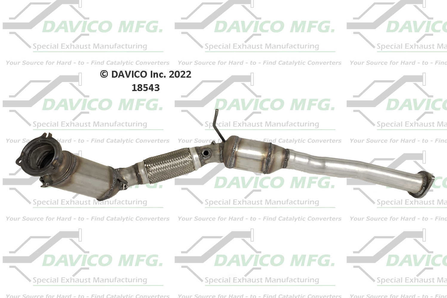 Davico Mfg 18543 Direct-Fit Catalytic Converter
