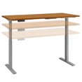 thumbnail image 3 of Move 60 Series 72W x 30D Adjustable Desk in Natural Cherry - Engineered Wood, 3 of 6