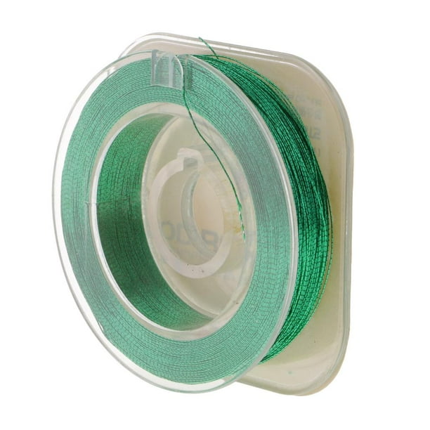 Hilo de nailon para cañas de pescar, anillos de guía, línea de 50m/55 yardas Verde Cola Hilo de envoltura de guía de caña