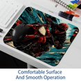 thumbnail image 6 of Motorcycle Mousepad 8.3x9.8 Inch Square Non-Slip Rubber Bottom Printed Desk Mat - Suitable for Office and Gaming, 6 of 6