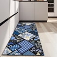 thumbnail image 4 of Pioneer Flower Floral Print Pattern Kitchen Rug Mat,Kitchen Runner Rugs Non Skid Washable,Decorative Kitchen Floor Mats for Kitchen,Sink,Laundry,17"X47", 4 of 5