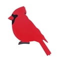 thumbnail image 1 of EGNMCR Room Decor, Home Decor Red Bird Home Decor Wooden Miniature Red Art For Door Window Sill Red Bird, 1 of 8