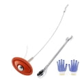 thumbnail image 4 of Sidewall Slug Set de Parcheo de Neumáticos Kit Portátil Herramienta Eficiente Reparación Rápida Metal Adecuado para Vehículos Recreativos Campamentos Carretera Naranja, 4 of 8
