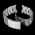 thumbnail image 2 of 20mm Strap Stainless Steel Strap Bracelet Curved Ends with Hand Spring Bars, 2 of 3