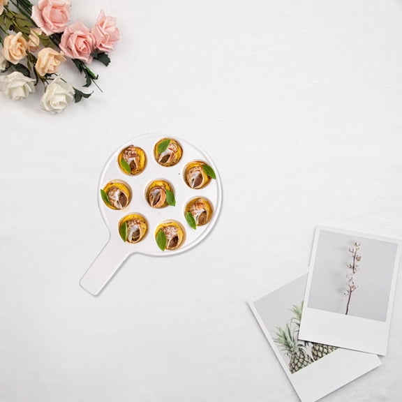 Seafood Serving Platter Snail Dish French Baked Plate