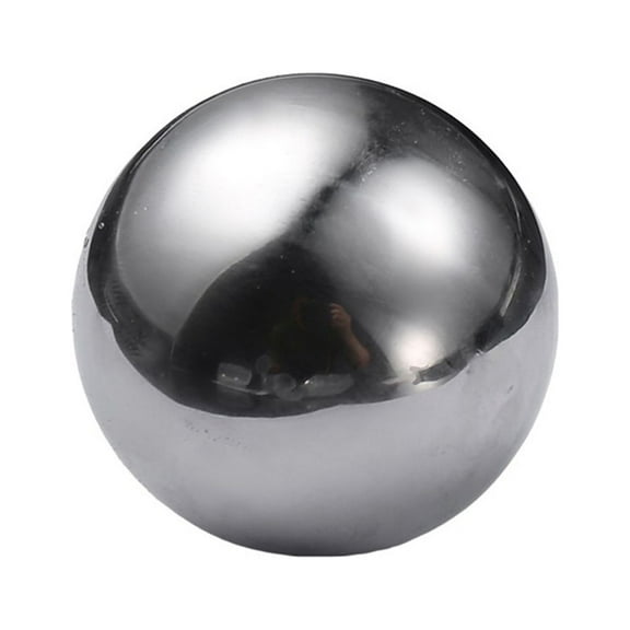 LITTLE HOME 38MM Stainless Steel Ice Cubes Ice Balls Reusable Chilling Stones for Whiskey Wine Drink Cold Silver Food-Grade 304 Material