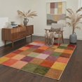 thumbnail image 3 of GENIMO 5'x7' Area Rug for Living Room, Machine Washable Non Slip Low Pile Rug for Bedroom Dining Room, Neutral Minimalist, Warm Earth, 3 of 6