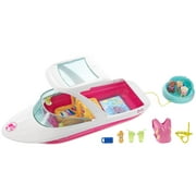 Barbie Dolphin Magic Ocean View Boat with 3-Puppies & Accessories