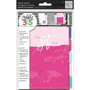 Happy Planner 6-Month Undated Mini Planner Extension Pack-You Got This