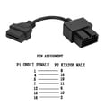 thumbnail image 4 of Diagnostic Connector Obd2 Adapter Cable 20Pin To 16Pin OBD2 Diagnostic Cable Adapter Connector Fits For KIA, 4 of 8