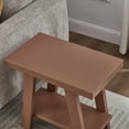 thumbnail image 3 of Roundhill Furniture Athens Contemporary Wood Shelf Side Table in Red, 3 of 7