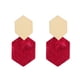 thumbnail image 1 of Guardurnaity Pendientes de araña de acrílico, pendientes geométricos de oreja, joyería exagerada multicolor, pendientes para mujer, decoración Ropa, zapatos y accesorios Miscelánea Rojo, 1 of 6