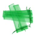 thumbnail image 3 of Bezall, 50 bolsas de regalo de organza, color verde, 26 x 6 cm, con cordón, 3 of 7