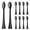 Black, variant on Replacement Heads Compatible with Gleem Electric Toothbrush, with Cover Cap,10 Pack