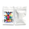 thumbnail image 2 of WDOplteas 100 Bolsas Almacenamiento Con Sellado Holográfico Calcetines Embalaje Cosmético (blanco), 2 of 9