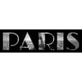 thumbnail image 2 of Lavoie, Tina 18x8 Gold Ornate Wood Framed with Double Matting Museum Art Print Titled - Paris Typography, 2 of 4