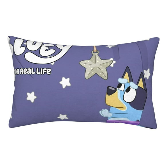 Saiise Bluey Printed Pillowcases with Envelope Closure, Gift for Women Men-14"x20" (Pillow not included)