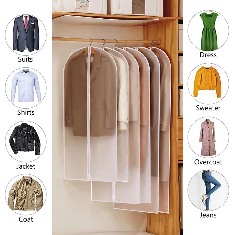 Tripumer 10-Piece Hanging Garment Bag Set 24 x 47 Inch photo 3