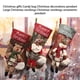 thumbnail image 3 of Toystoory Calcetín de Navidad Chimenea Ventana Árbol Colgando Tela Decoración de Navidad Festival Fiesta temática Año Nuevo Colgante decorativo Bolsa Kits de decoración para fiestas Anciano Toystoory HA069802-01, 3 of 6