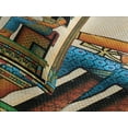 thumbnail image 4 of Ambesonne Egyptian Quilted Bedspread Set 3 Pcs, Old Egyptian Papyrus, Queen Size, Multicolor, 4 of 5