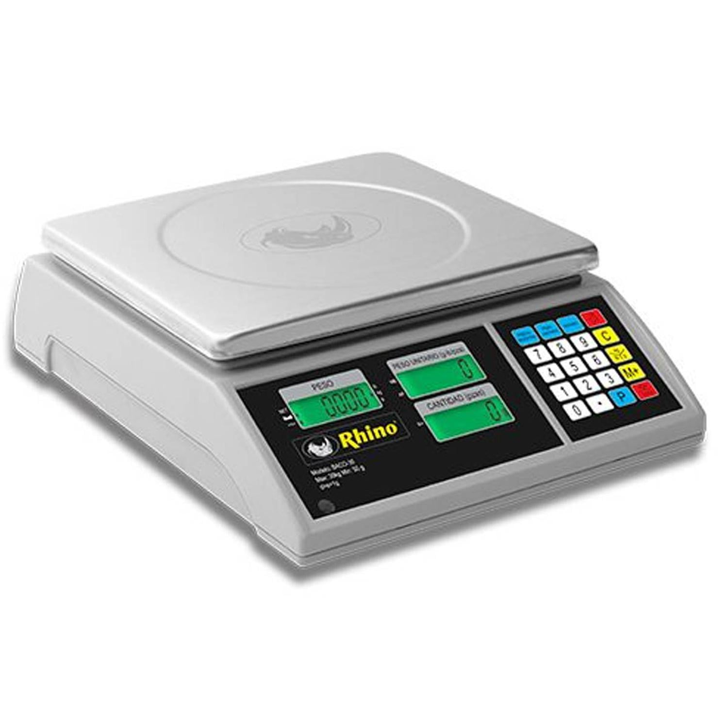Bascula Rhino Peso-Precio Plato Grande 60 Kg BAR-10 Walmart en línea