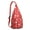 Red-6, variant on Training Essential Sling Backpack - Sports Print Shoulder Bag for Baseball, Football & Athletic Gear