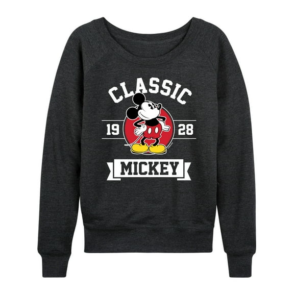 Mickey & Friends - Mickey Classic 1928 - Women's Lightweight French Terry Long Sleeve Shirt