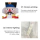thumbnail image 5 of Inflable Soldado Navidad 2 4 M Con LED Fiesta Césped Y Patio, 5 of 9