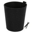 thumbnail image 1 of Bote de basura para automóvil Unique Bargains, portátil, para ventilación del aire acondicionado, color negro, 1 Pc, 5.5" de largo, 4.3" de ancho, 5.9" de alto, cuero sintético, 1 of 1