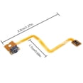 thumbnail image 1 of 2Pcs Shoulder Trigger Button Portable Left Right Lightweight Games Machine Replacing Repairing Ribbon Cable Part Accessories Replacement for Nintendo 3DS, 1 of 7