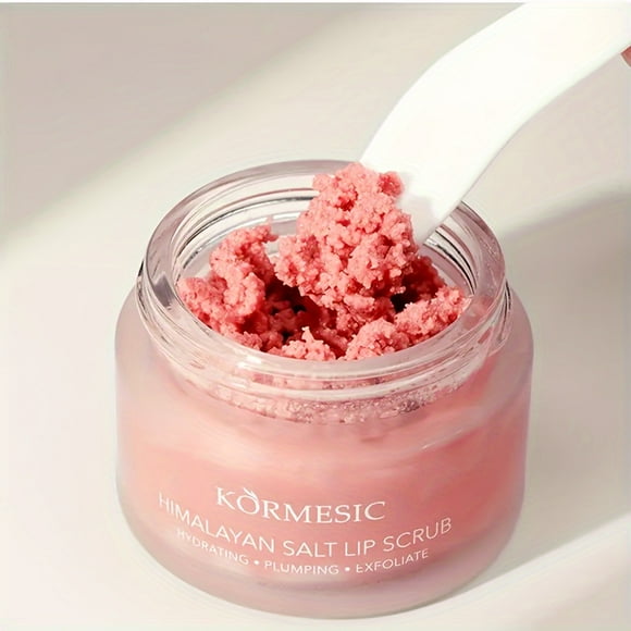 1 Pce/2 Pcs Exfoliant et Hydratant Luxueux au Sel de l'Himalaya pour les Lèvres - Adoucit et Hydrate les Lèvres Sèches et Rugueuses pour une Boue Luxuriante - Hypoallergénique, Assez Doux pour Peau Sensible, 30 g Chacun