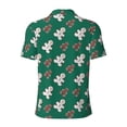 thumbnail image 4 of Rocae Gingerbread Snowman Cookies for Men's Short Sleeve Polo Shirt, Quick Drying Performance Moisture Wicking Sports Men's Golf Shirt XX-Large, 4 of 9