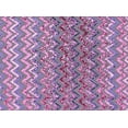 thumbnail image 2 of Zelouf Varigated Zig Zag Sequins On Tulle  , Sewing, DIY, Crafts Fabric by the Yard, Blk/fuch/purple, 3 Yard, 2 of 2