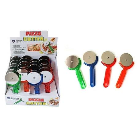 Diamond Visions 01-1369 Pizza Cutter MultiPack in Assorted Translucent Colors (2 Pizza (Best Diamond Cutter In The World)