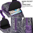 thumbnail image 4 of Paisley Crossbody Sling Backpack for Men - Womens Fashion Sling Bag with Adjustable Shoulder Straps for Travel Hiking Chest Bag Daypack Anti-theft Purse, 4 of 6