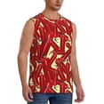thumbnail image 2 of Pofeuu Fire Extinguisher Print Men's Muscle T-Shirt, Sleeveless, Muscle Tank, Classic Muscle Tee Top For Men Casual Sleeveless Muscle T-Shirt Trendy Clothes-Small, 2 of 7