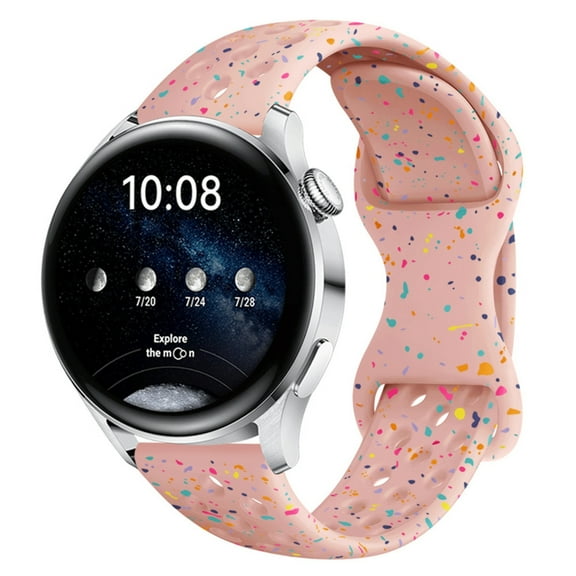 Silicone Wriststrap Replacement Quick Release Bracelets 20mm Watch Silicone Band Breathable Belt Straps for Watch