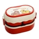 thumbnail image 1 of Fiudx Ofertas relámpago del día Fiambrera de plástico doble para niños, de gran capacidad, para estudiantes, para horno microondas, para adultos, 1 of 2
