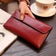 thumbnail image 4 of Cartera larga de marca europea y americana para mujer, de piel auténtica, con hebilla, sencilla, de piel de vaca, para negocios, fina, tarjetero, moderna, 4 of 6