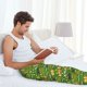 thumbnail image 5 of Balery traditional Irish colours Pantalones de pijama para hombre, pijama ultraligero, pantalón de descanso-3X-Large, 5 of 6
