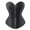 C-Black293, variant on DHFJKG PU Leather Overbust Corset For Women Solid Color Zipper Bodyshaper Bustiers For Going Out Party Dance Club Stylish Waist Cincher Tops