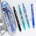 thumbnail image 6 of Fountain Pen Retractable: 0.38mm Blue&Black Ink Barrel Includes 5 Refillable Ink Cartridges, Medium Nib Barrel for Smooth Writing No Leaking, 6 of 8
